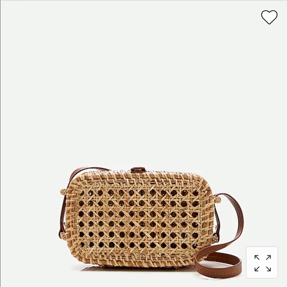 J.Crew Wicker crossbody bag
